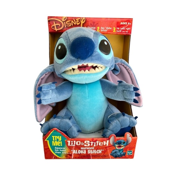 Disney Other - Vintage Disney Interactive Stitch Stuffed Animal Plush NO BOX